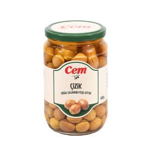 CEM DOĞAL ÇİZİK YEŞİL ZEYTİN 400 GR